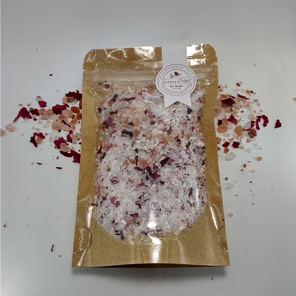 Peony Petals floral tea bath